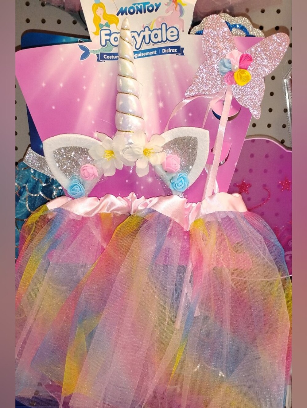 Kids Pink Unicorn Tutu Costume Set